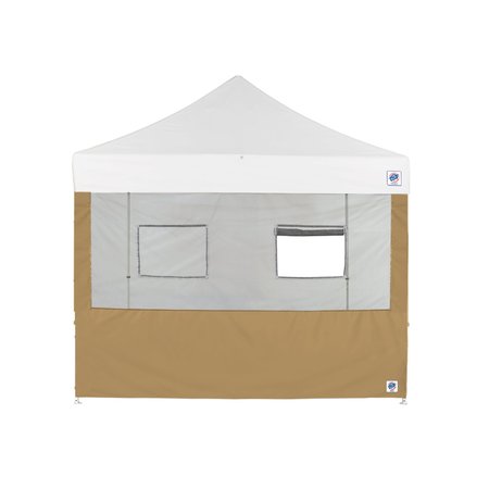 E-Z UP TAA Compliant Food Booth Sidewall, 10' W x 10' H, Coyote Brown SW3FB10FXTCB